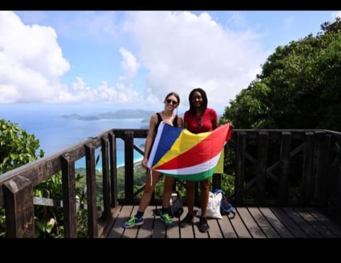 Flag photo moment